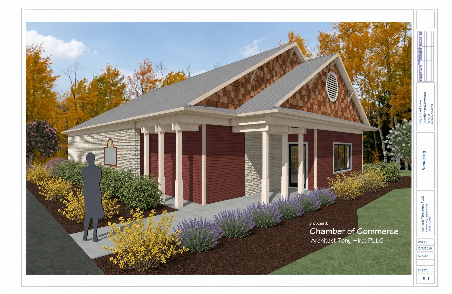Proposed Clarksville Chamber of Commerce rendering